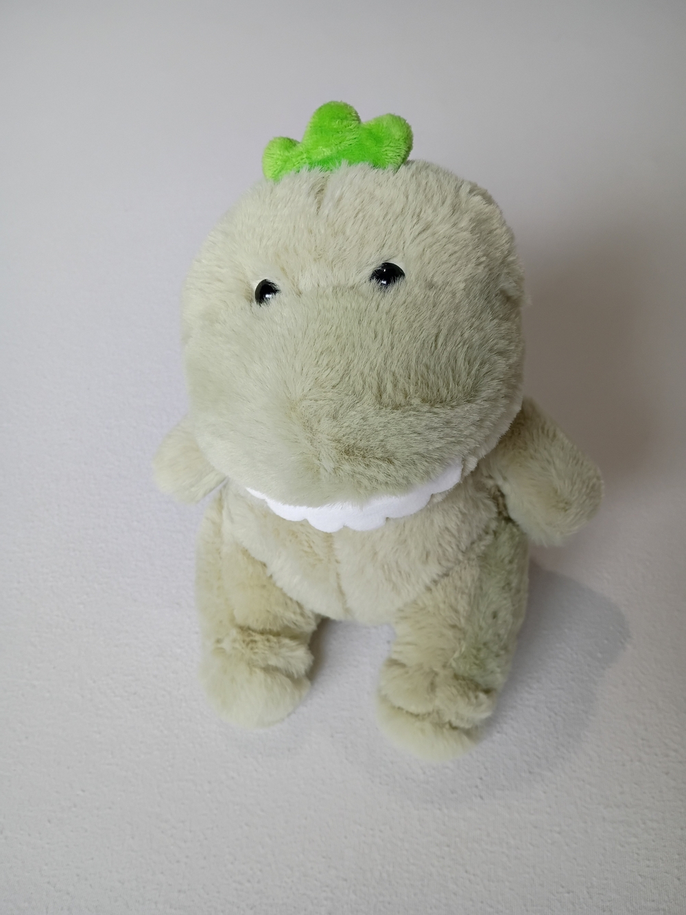 Lissidoll Big Smiling Tooth Dinosaur Plush Green Soft Stuffed Animal Toy